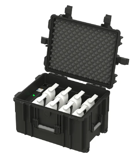 8 quest VR headsets charging trolley 10 VR viwers charging suitcase Charging Trolley Immersive learning VR device charging case