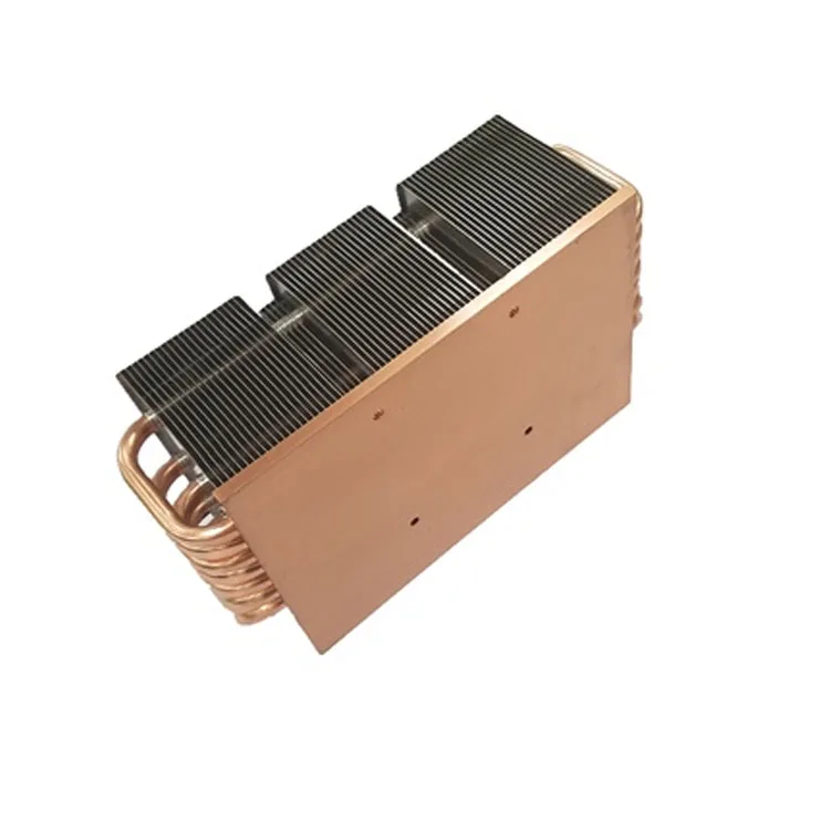 Professional Manufacture copper heat pipe Radiator Heat Sink for water cooling system