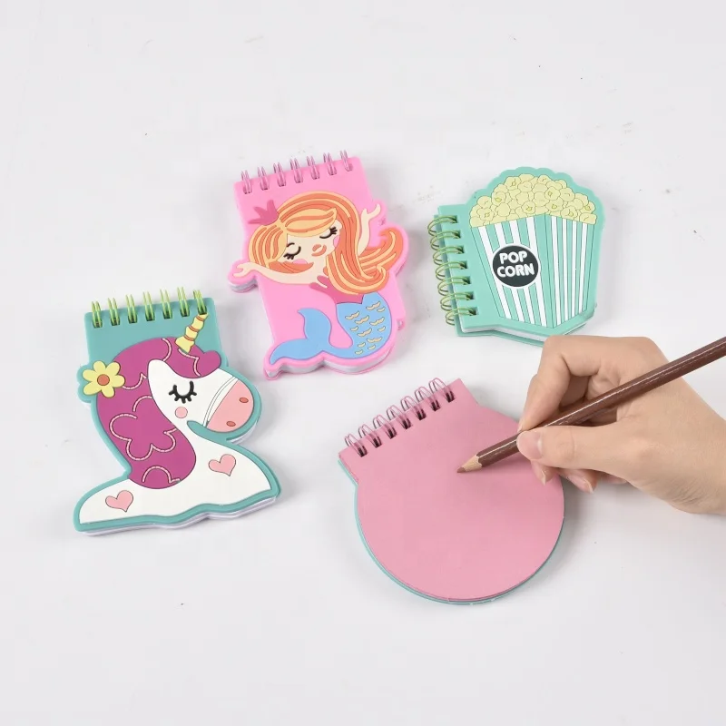 2024 Factory Source Different Animal Shaped notepads Mini Size Spiral bound Note pad for School Office Supplies