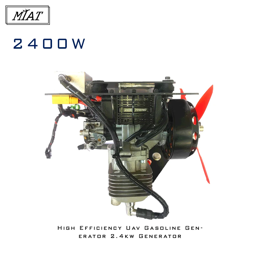 MIAT-M2400 высокая эффективность БПЛА бензиновый генератор 2.4kw