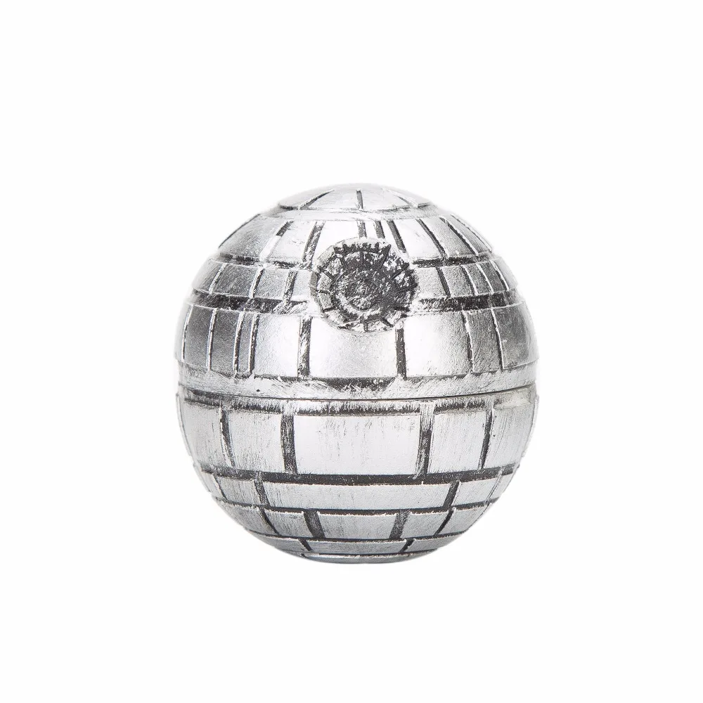 Smoking Accessories Death Star Grinder Herb Spice Tobacco Grinder Tool With Pollen Catcher