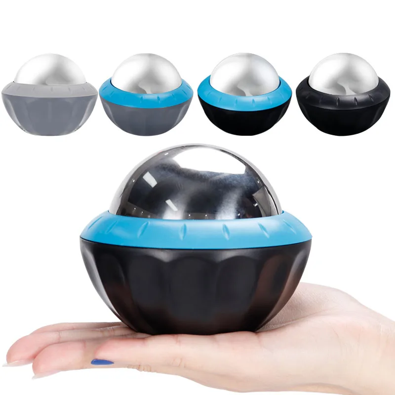 handheld Cold Massage Roller Ball black Rolling Beads Body Foot Massager Hot Cold Physiotherapy Deep Tissue Cryotherapy Ice Ball