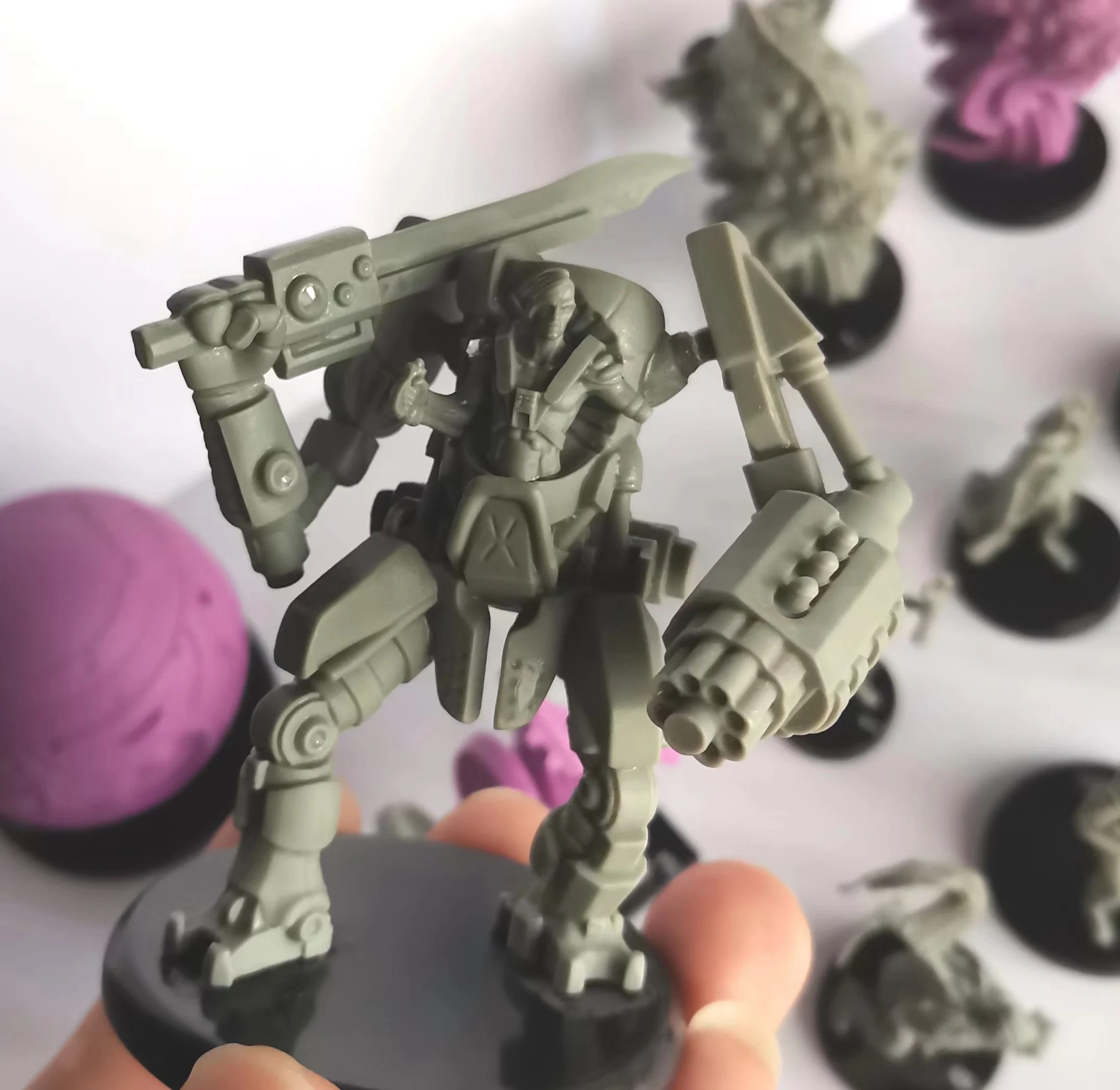 Пользовательские экшн-миниатюры статуя 40 К миниатюры космические силы мини пользовательские виниловые ПВХ фигурки