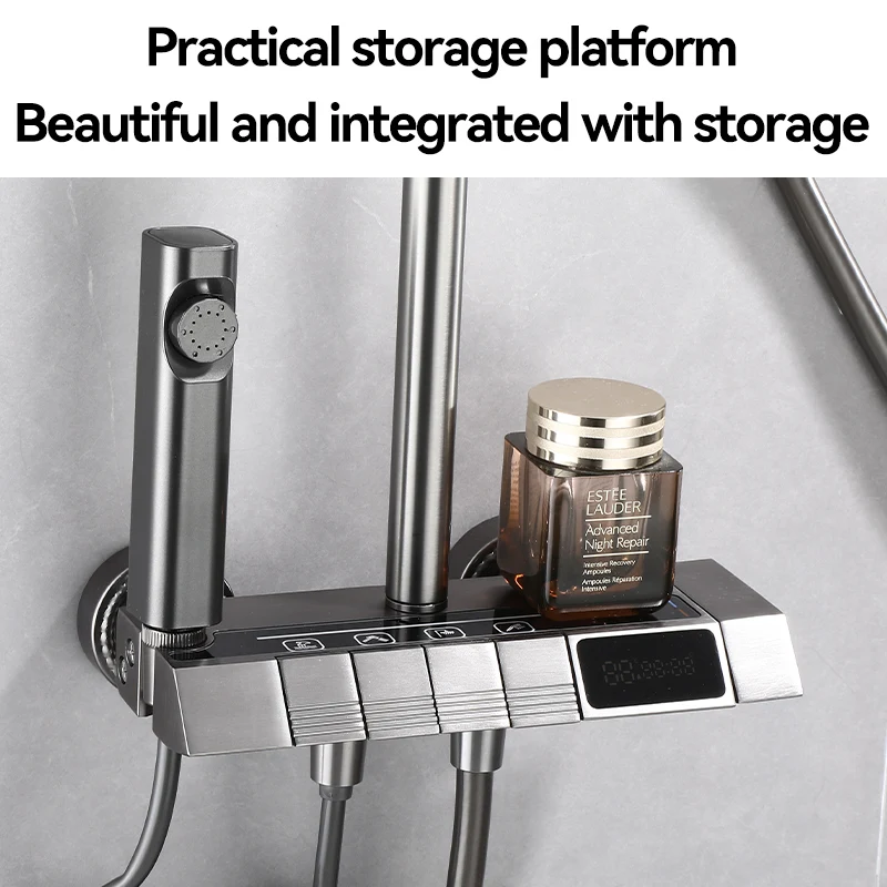 bathroom accessories luxury set shower shower set piano shower mixer set