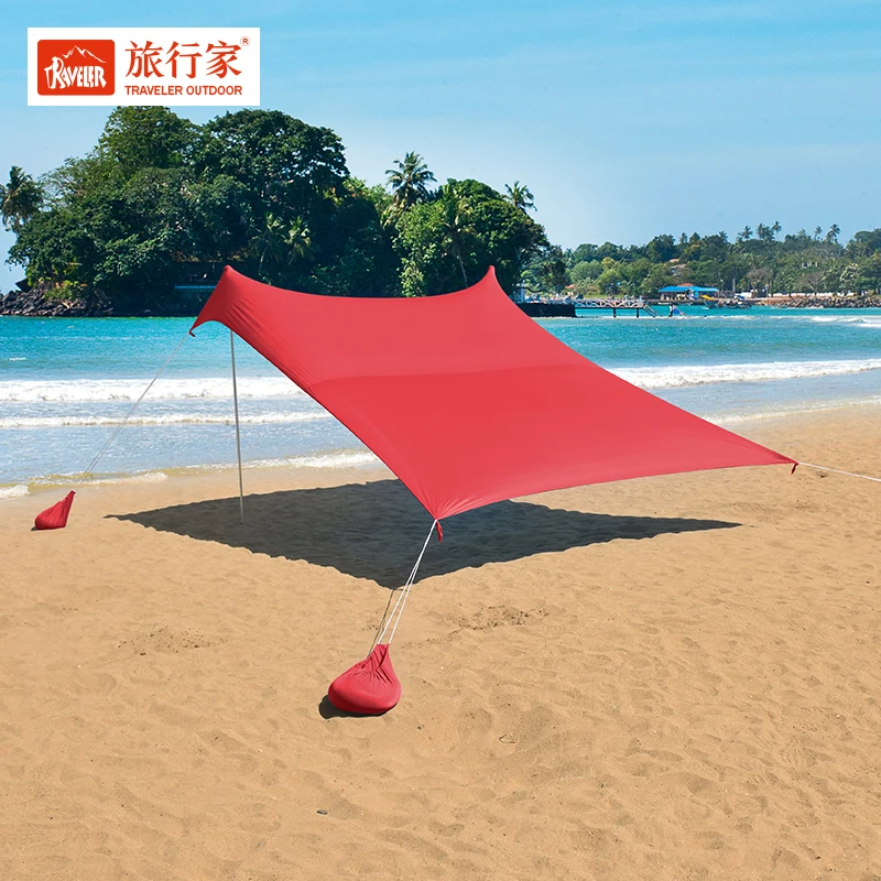 Sun Shade Beach Shelter Beach Cabana Sun Shelter Set Tent Canopy