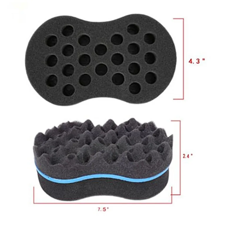 Hair Twist Brush For Black Men  Hair Curl Sponge Twist Sponge  With Holes Hair Sponge