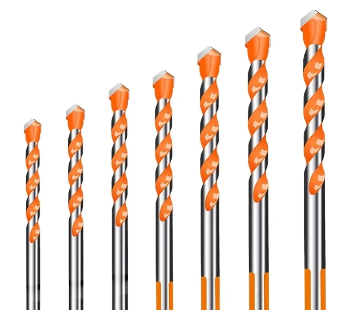 Carbide Bully Drill Bit Metal Hole Opener Combination Set Cement Wall Multifunctional Ceramic Triangle Drill Bit
