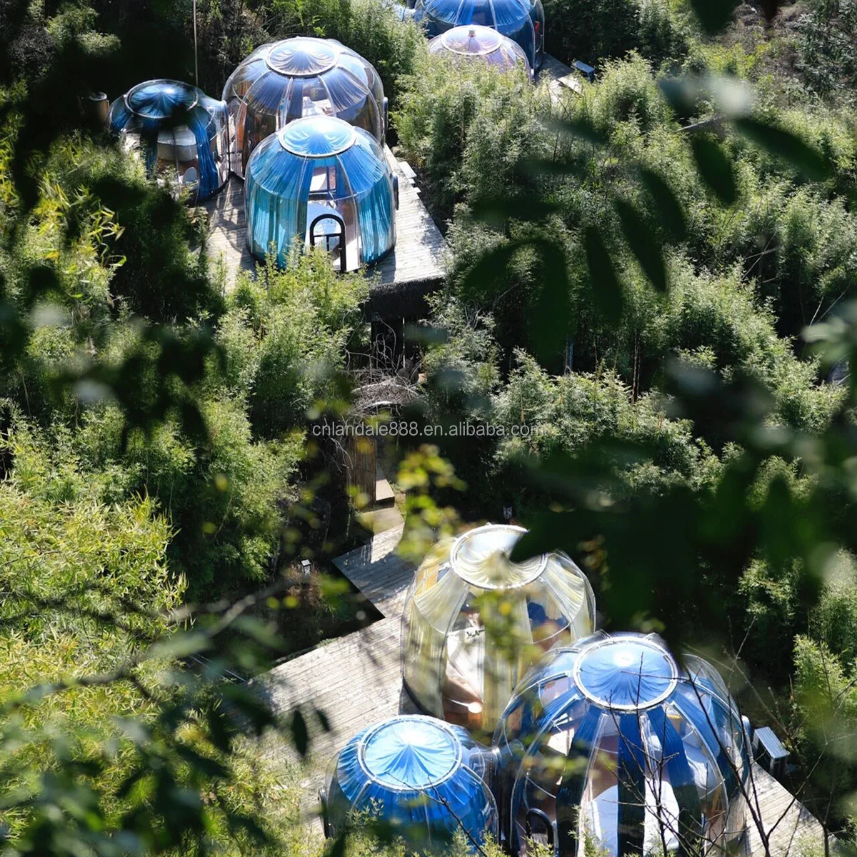 Pop clear polycarbonate star room Bubble House mobile tent