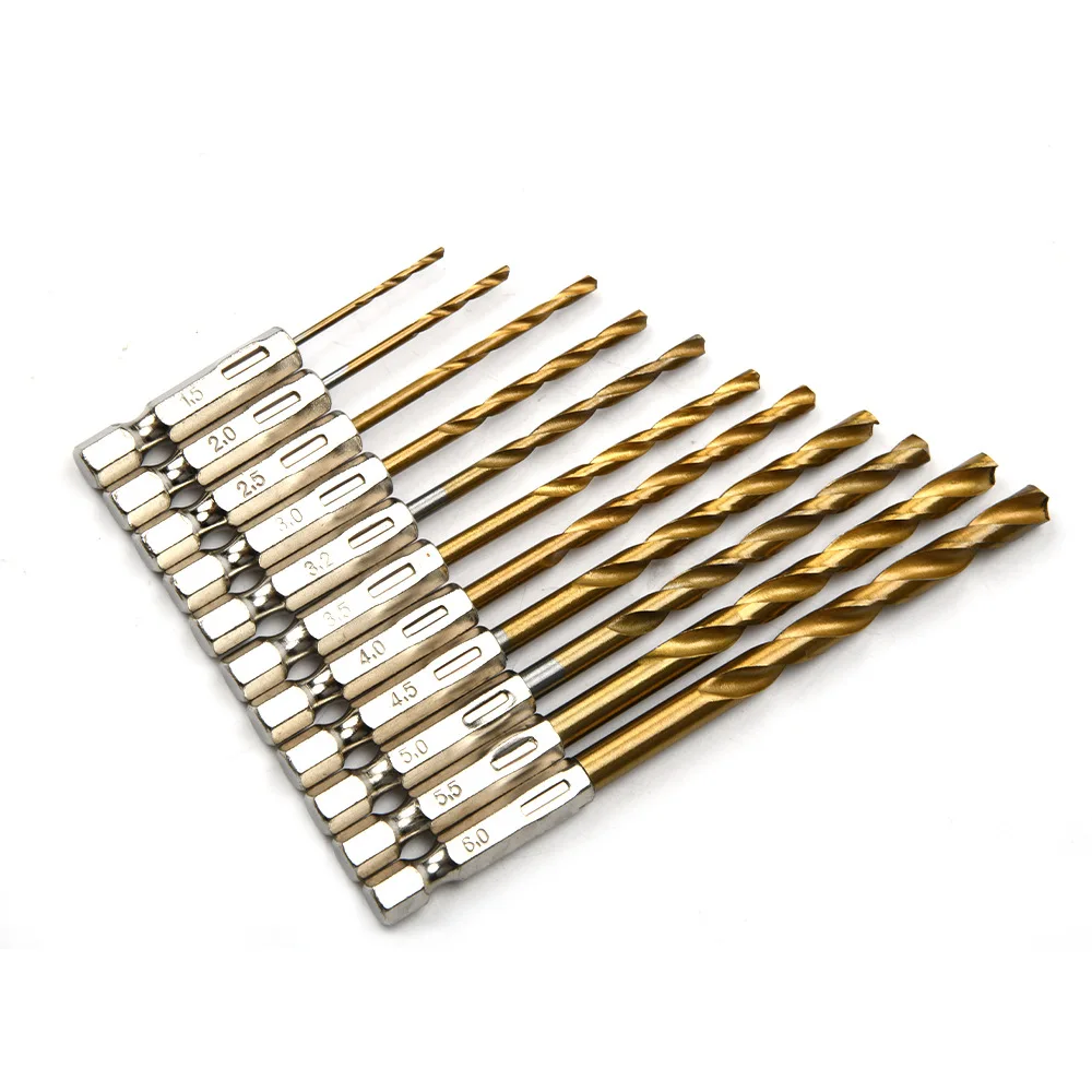 1 5-6 5 мм Встраиваемая сверла с шестигранным хвостовиком HSS кобальтовая дрель