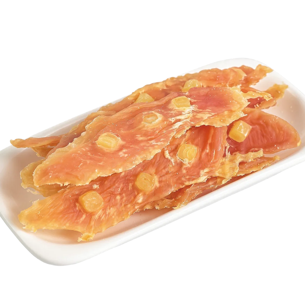 Wholesale Bulk 100% pet food and supplies Soft Chicken Jerky for Dog Pet Treats chicken snack pet