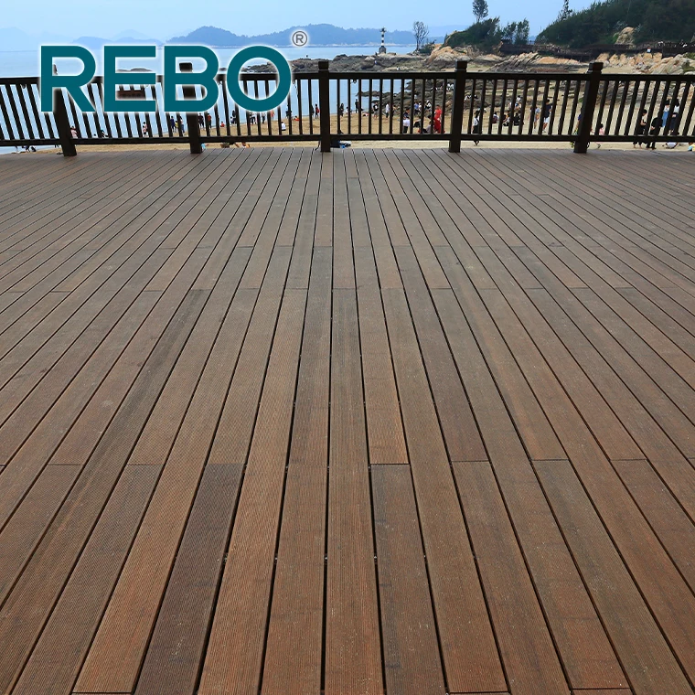 Outdoor patio bamboo composite marine decking flooring for yachts