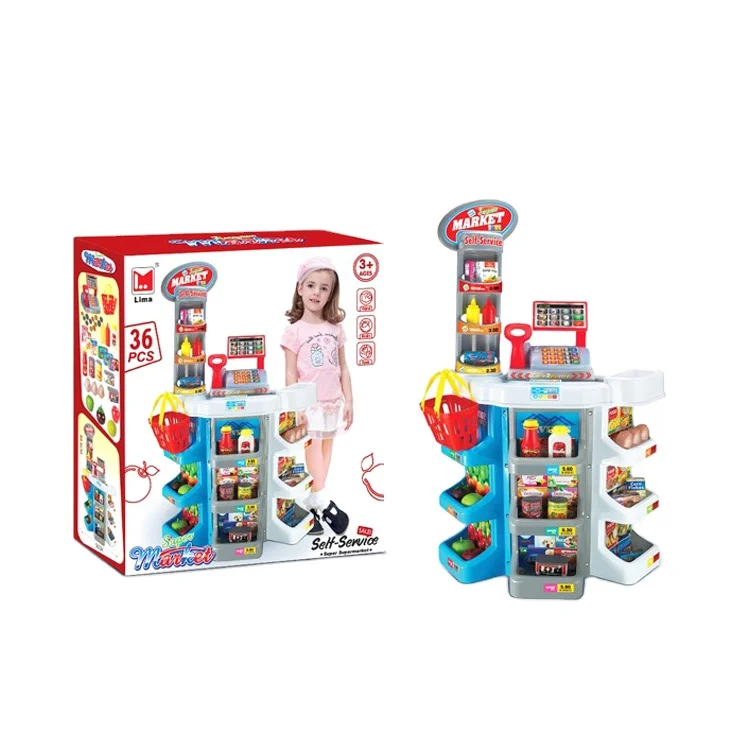 Детский магазин, продуктовая игрушка, супермаркет, игровой набор, игрушка для покупок (60771903813)