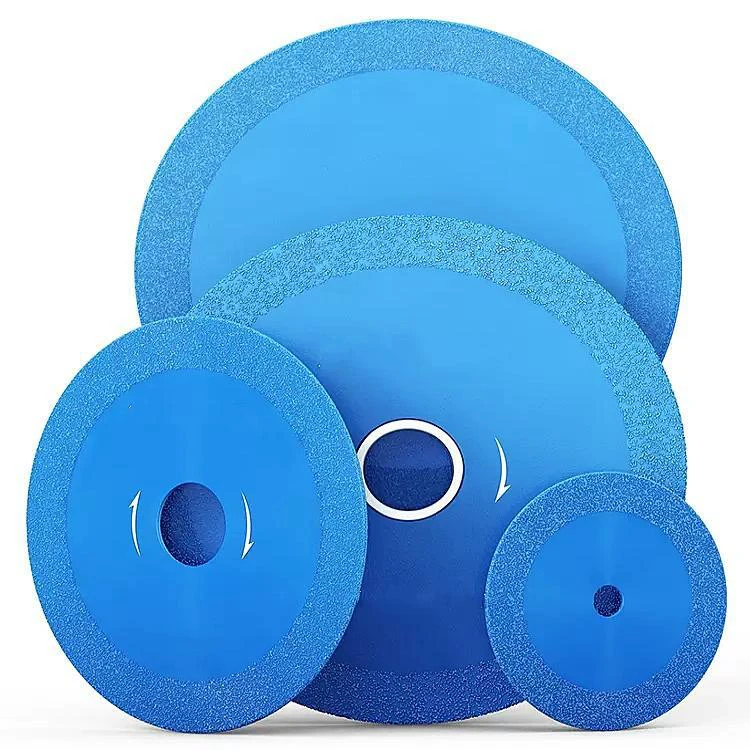 Joint clean cutting Vacuum Brazed Diamond Saw Blade for  ceramic tiles 110*0.9*1.3*10*22.23mm