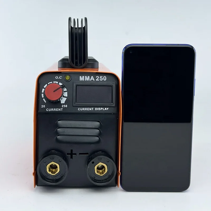 110V/220V portable welding machine mma welder IGBT Digital Display LCD with Welding Rod Tools Strong Heat Dissipation