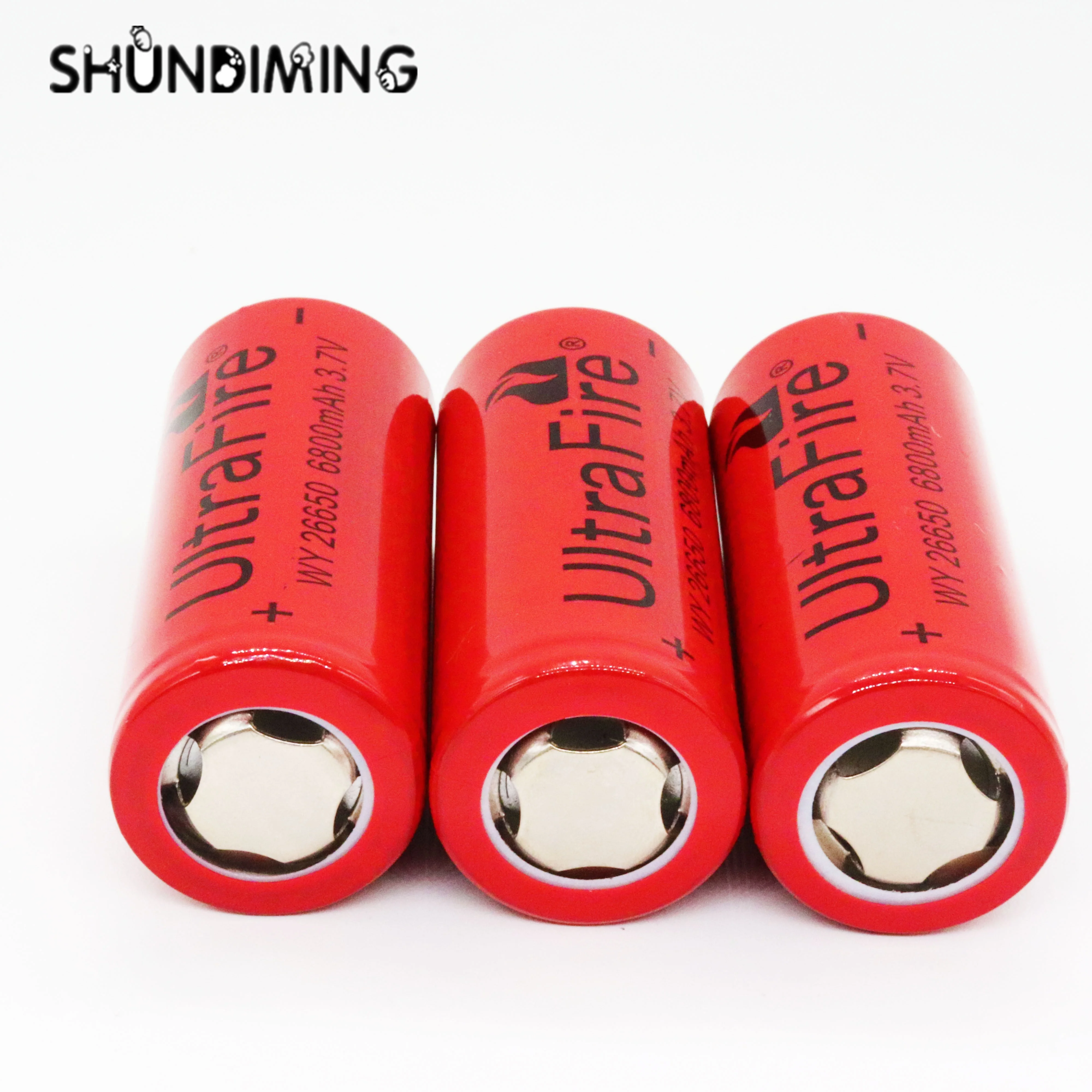 High Drain 5C 25A rechargeable battery 26650 3.7V 6800MAH Full Capacity lithium battery Ultrafire