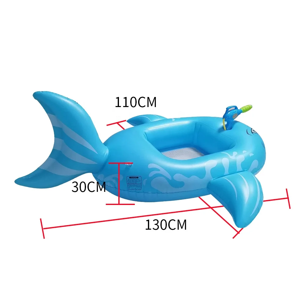 Shark Inflatable Baby Swimming Pool Float Children Toddler Swim Ring for Kid