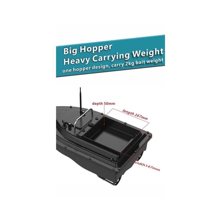 New arrival Hand Operation Remote Control Fishing Auto Bait Boat Single warehouse Fishing Boat