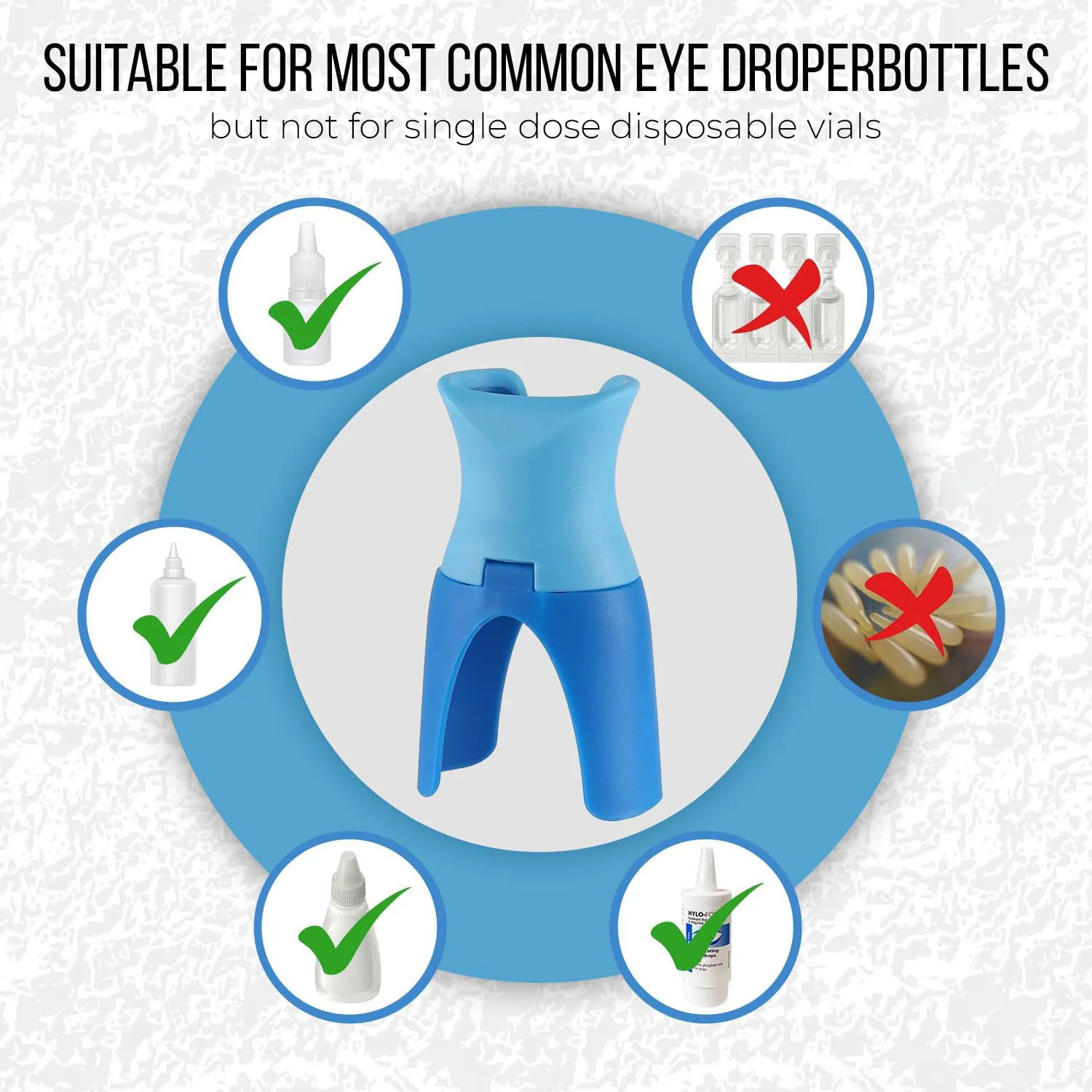 Eye Drop Guide Practical Made Easy Portable Aid Help Applicator Drop Bottle HolderErgonomic Eyedrop Assistant  Eye dropper