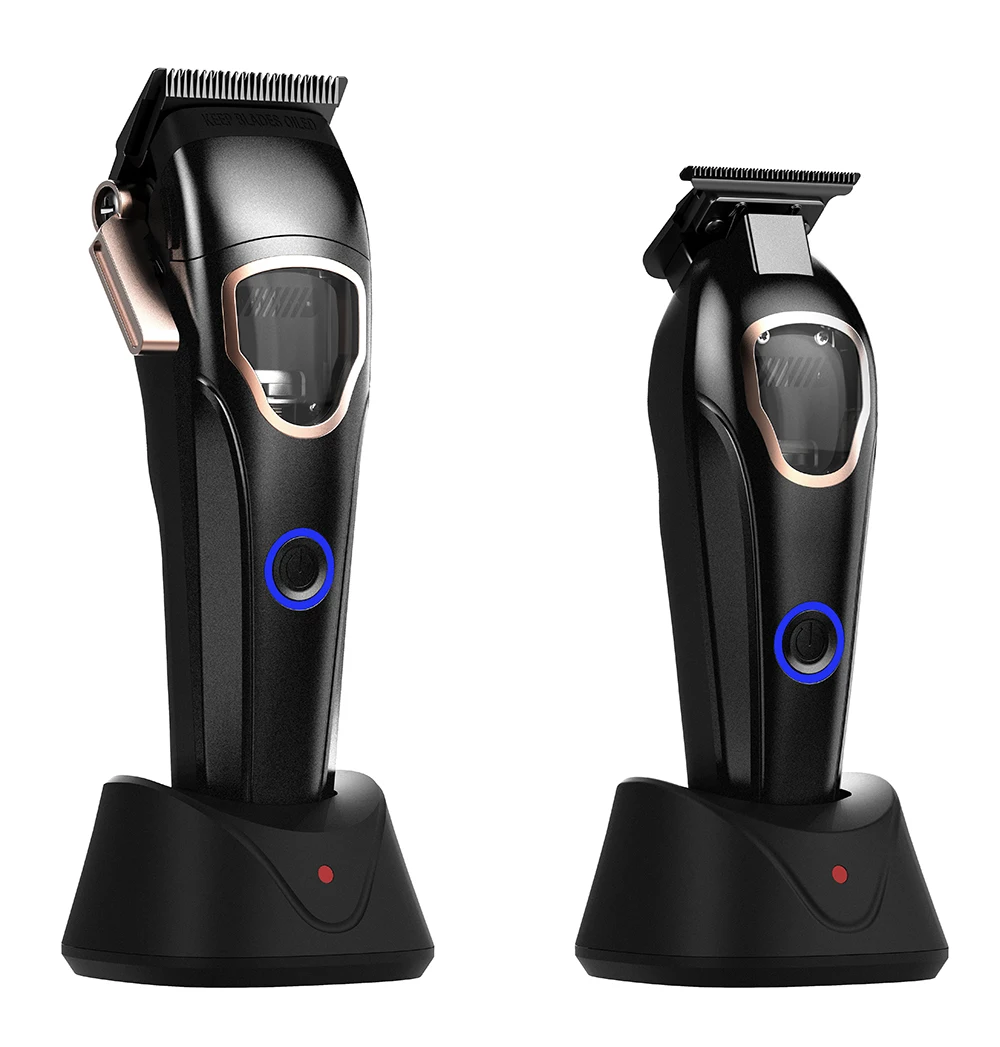 Professional USB Rechargeable Hair Clippers Set High Speed 10300rpm Barber Hair Clipper Cordless Hair Trimmers Clippers