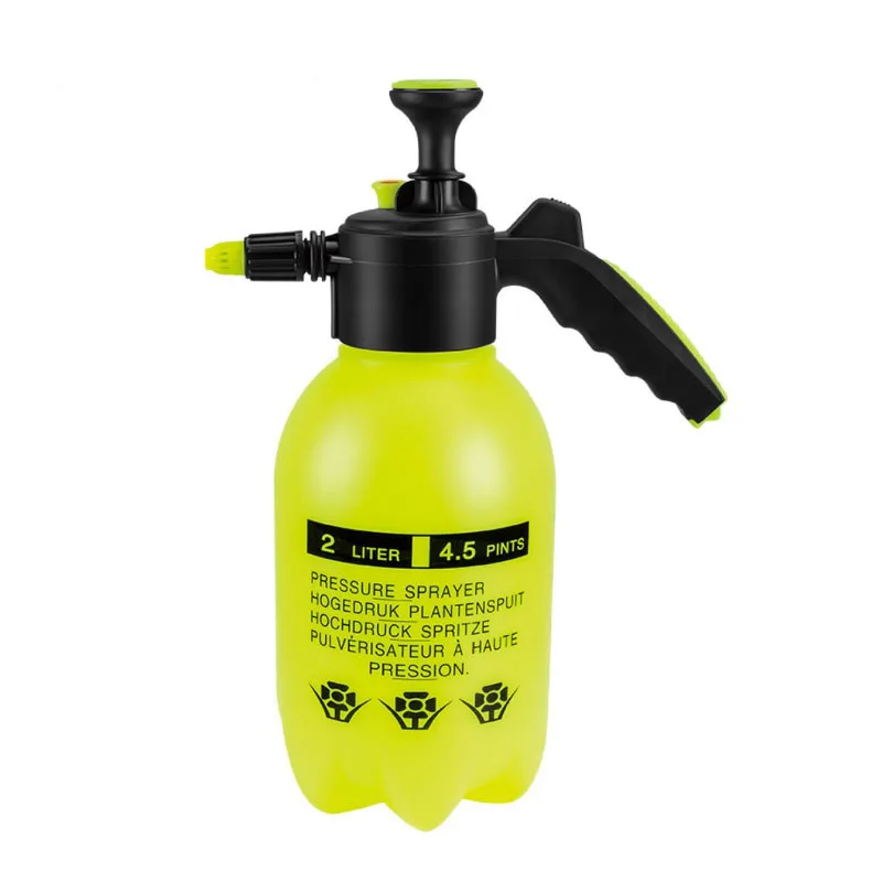 Hot selling Plastic 2L hand pressure liquid sprayer with 2 litre plastic bottle for flower