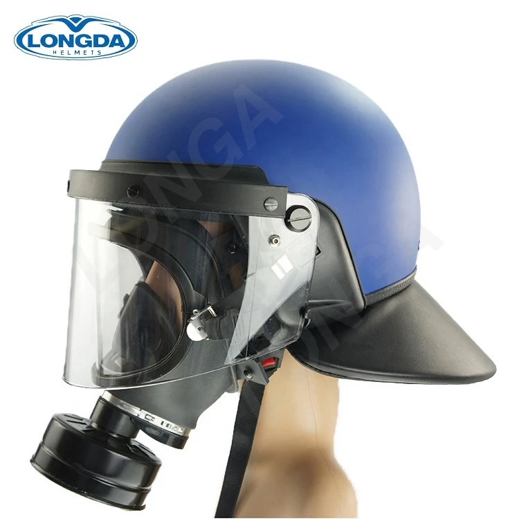 Качественная продукция, защита безопасности, шлем для полицейских беспорядков с противогаз