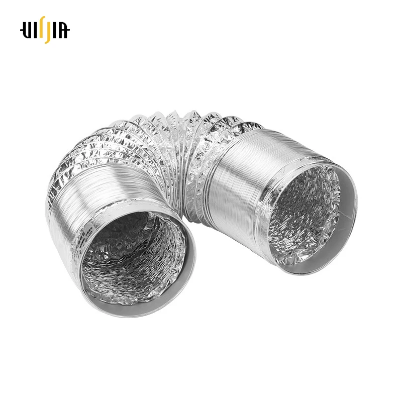 Flexible Fire Protection Insulated Telescopic Hot Airventilation Ac Duct hvac systems parts
