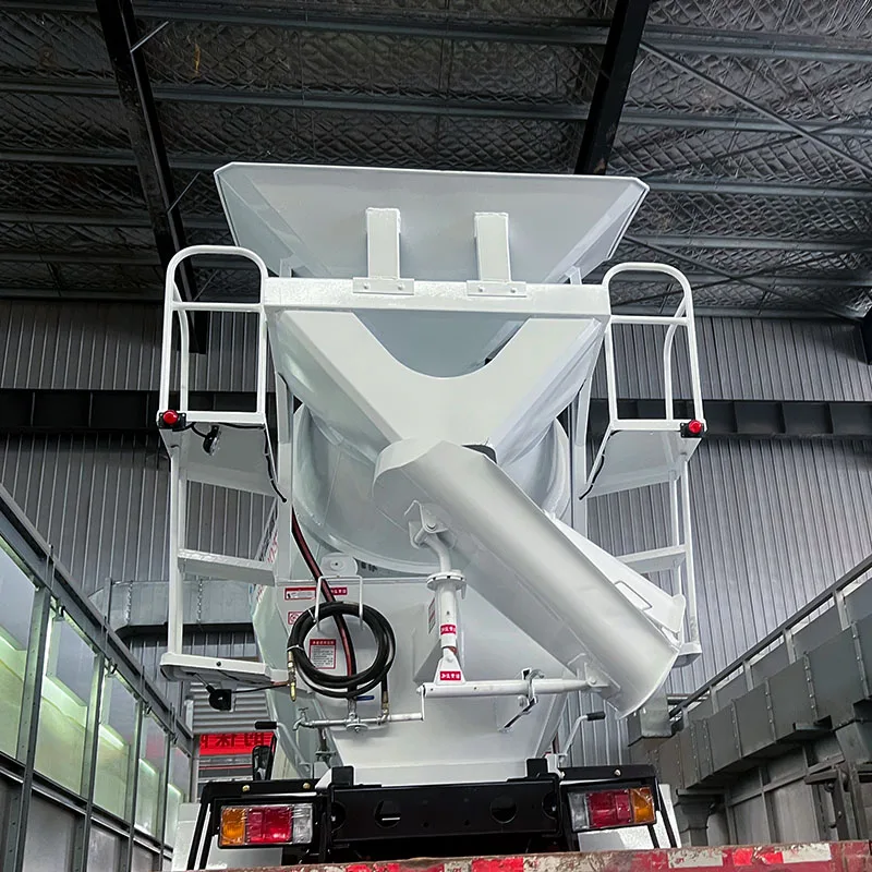 Mini 5-Cube Concrete Mixer Truck Wet and Dry Materials Cement Mixer for Construction Sites Commercial Transport Vehicle