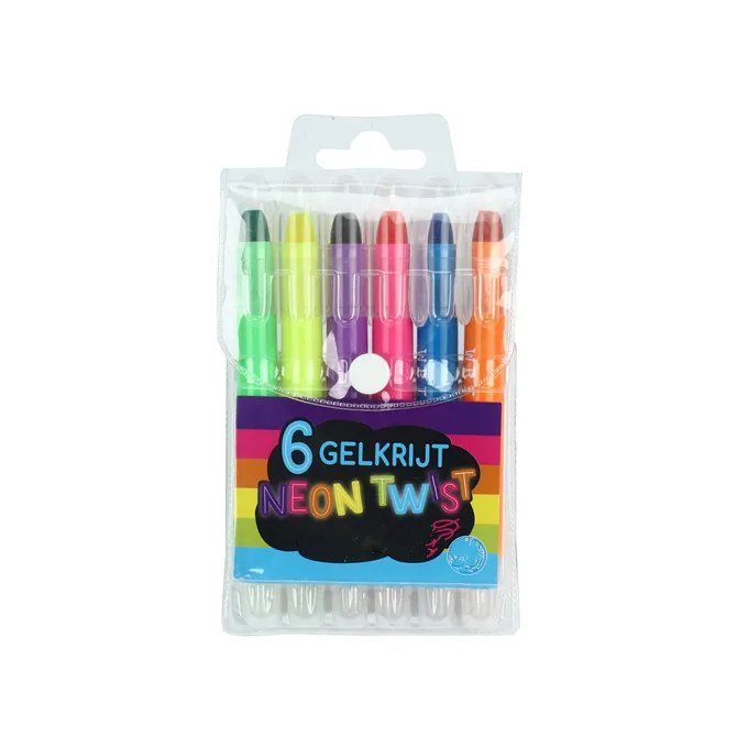 
Good Quality Solid Material Non-Toxic high lighter Wax Crayon For Kids Gift twist crayon 