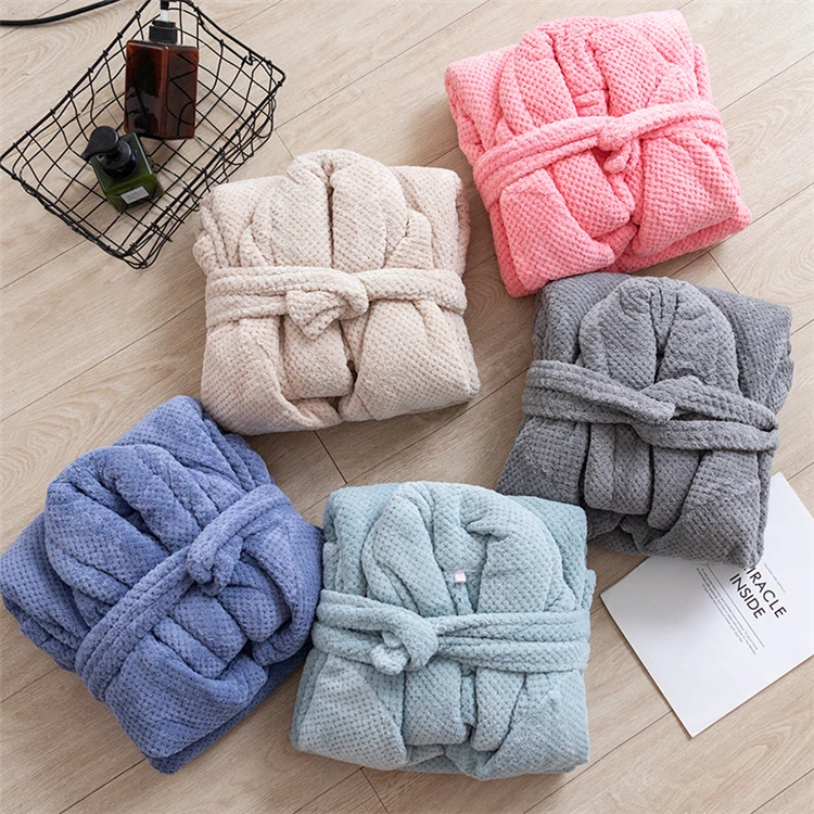 
100% cotton microfiber bathrobe towel set adult bathrobe bath towel hooded poncho towels 