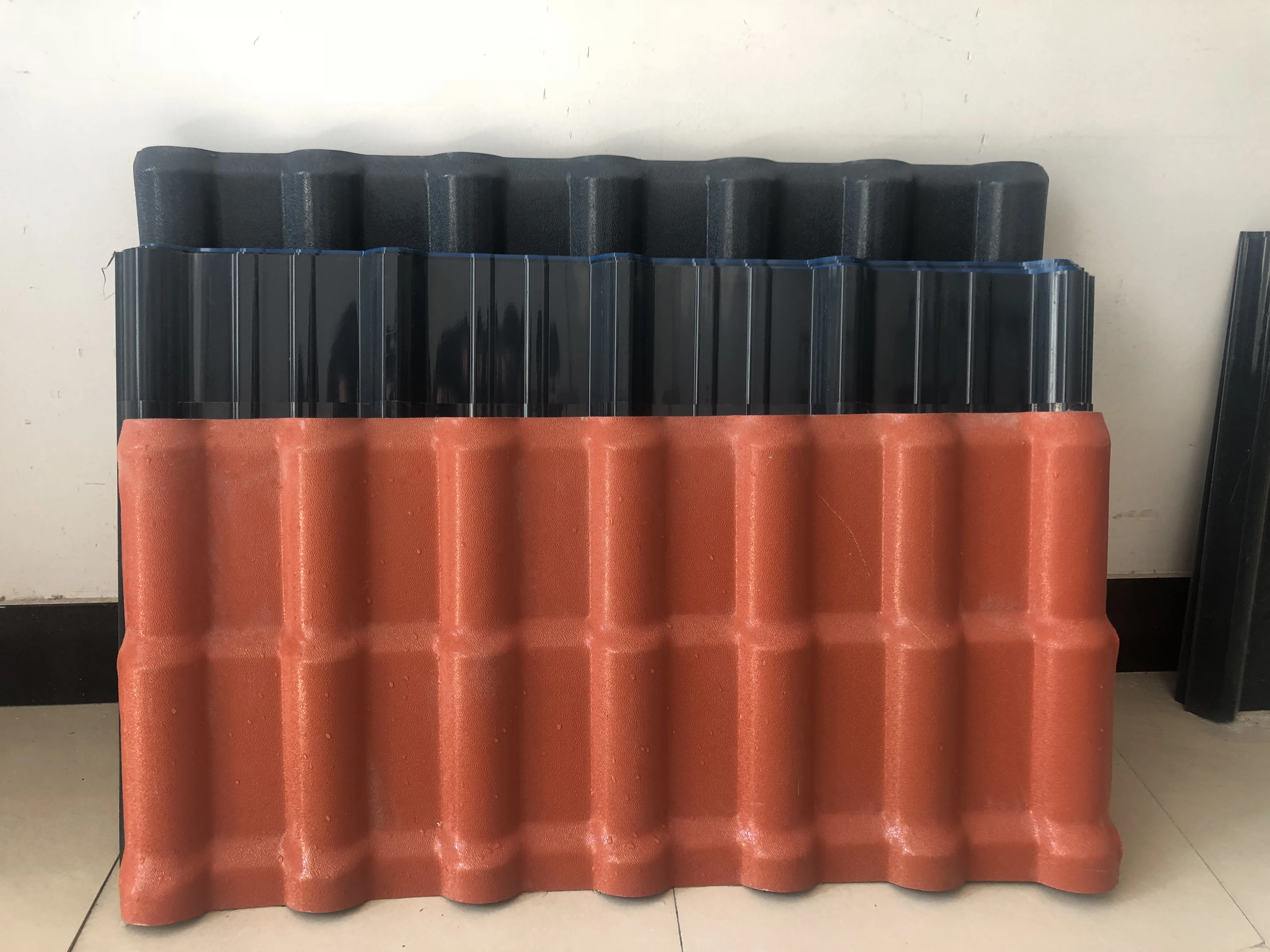 Fire resistance ASA resin roof tile pvc roof upvc sheet