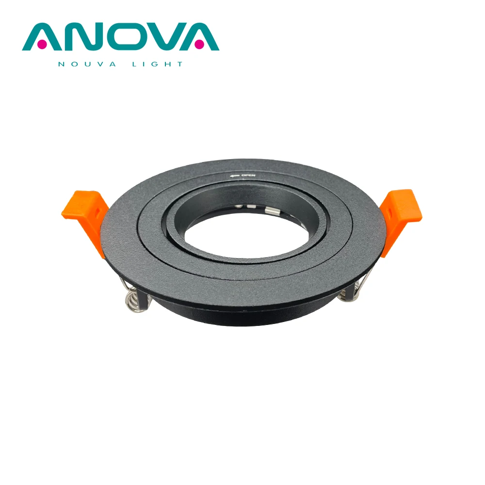 downlight frame gu10 mr16 aluminum led module spot light housing recessed downlight holder