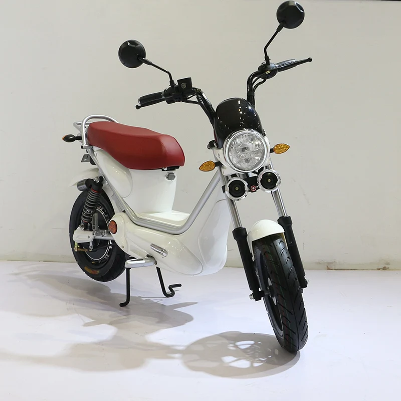 Three-wheeled electric motorcycles old retro style detachable side-car electric motorcycle buddy seat 2 wheel electric scooters