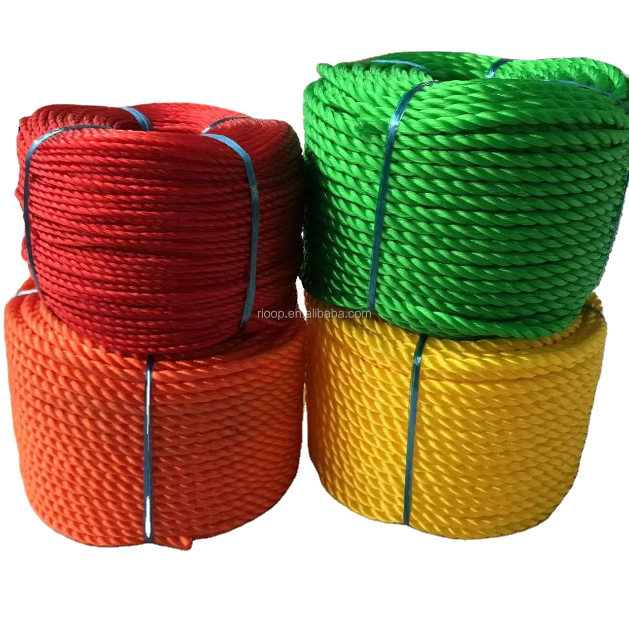 Wholesale for PP Rope Customized Polypropylene Ropes Strong Synthetic Fiber Weave 3 Strand Rope For Angriculturer