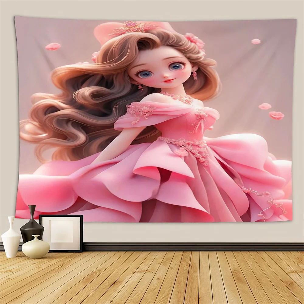 Top High Quality Custom Logo Printed Polyester Fabric Anime Wall Tapestry For Home Decor