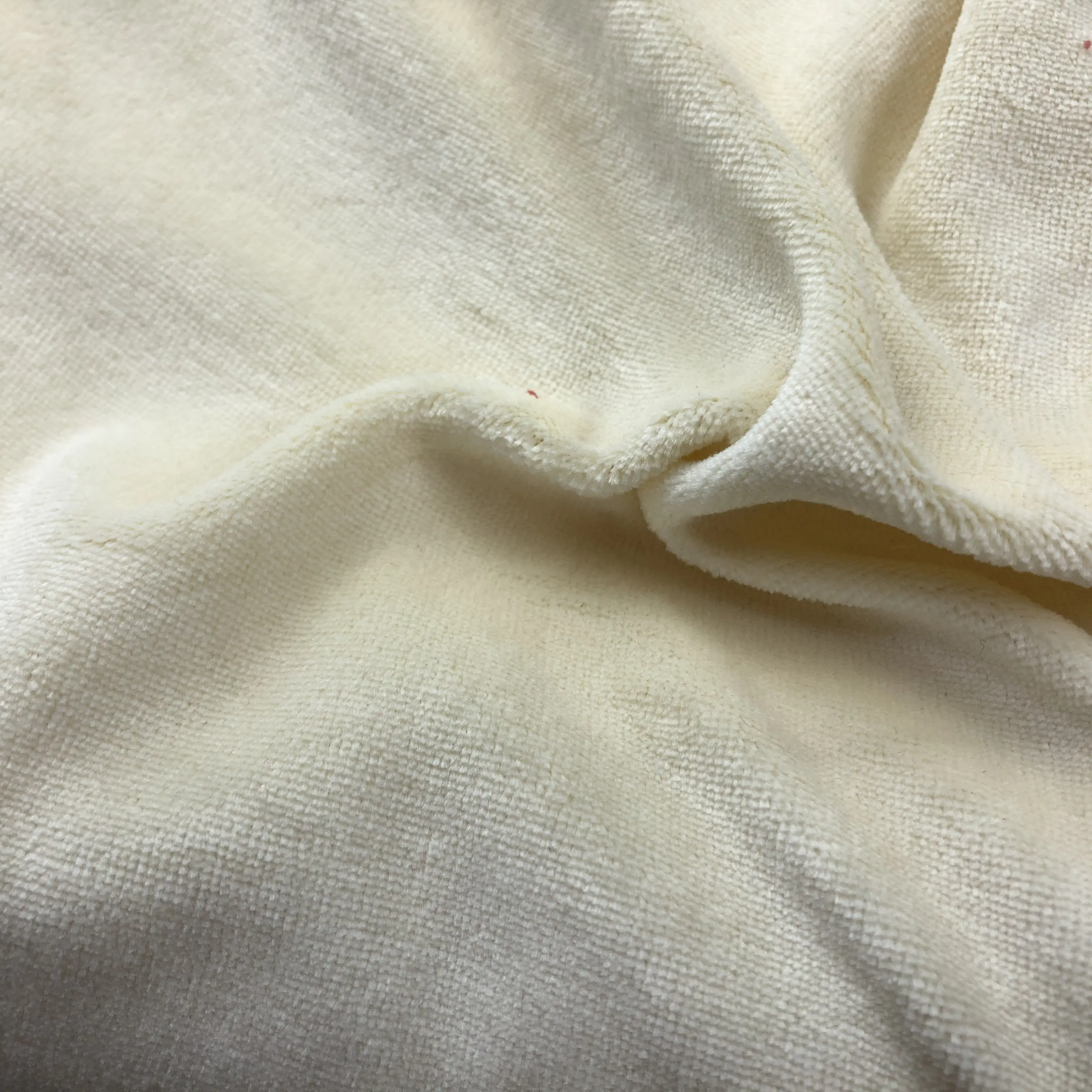 Хорошее качество и низкая цена, хлопчатобумажная бархатная ткань для теплой зимней одежды, индивидуальная однотонная окрашенная ткань