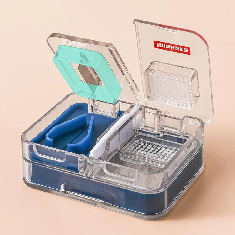 Medicine cutting grinding powder cutting tablets cutting grinding machine divided medicine box one half split household