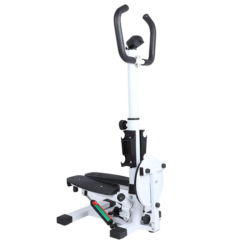 Home fitness Multi function twist waist hydraulic stepper machine foot pedal stepper machine with twist waist plate