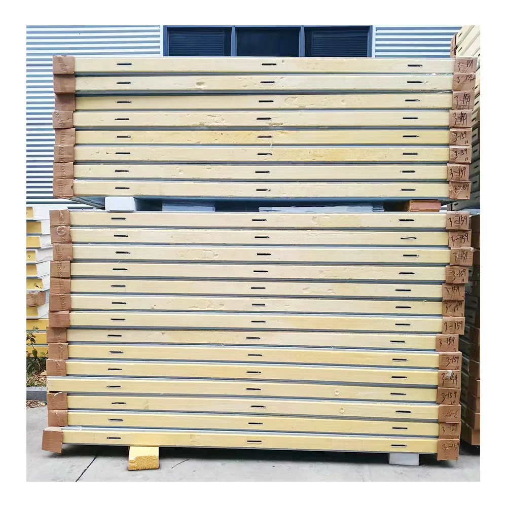 Cold Room Storage 100mm thickness PIR PU Panel with com lock