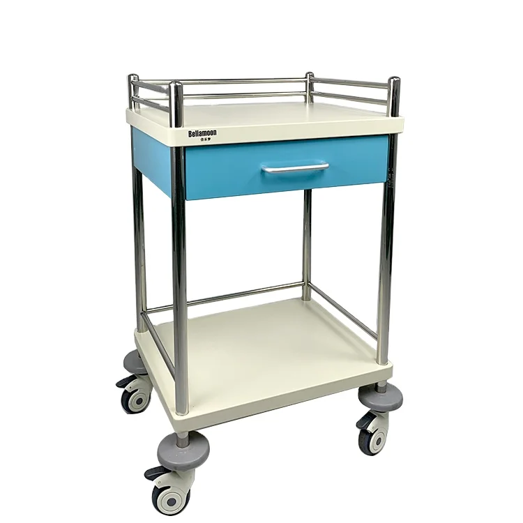 
TC6009A Hospital instrument cart medical treatment vehicle medicine trolley stainless steel car for nursing 