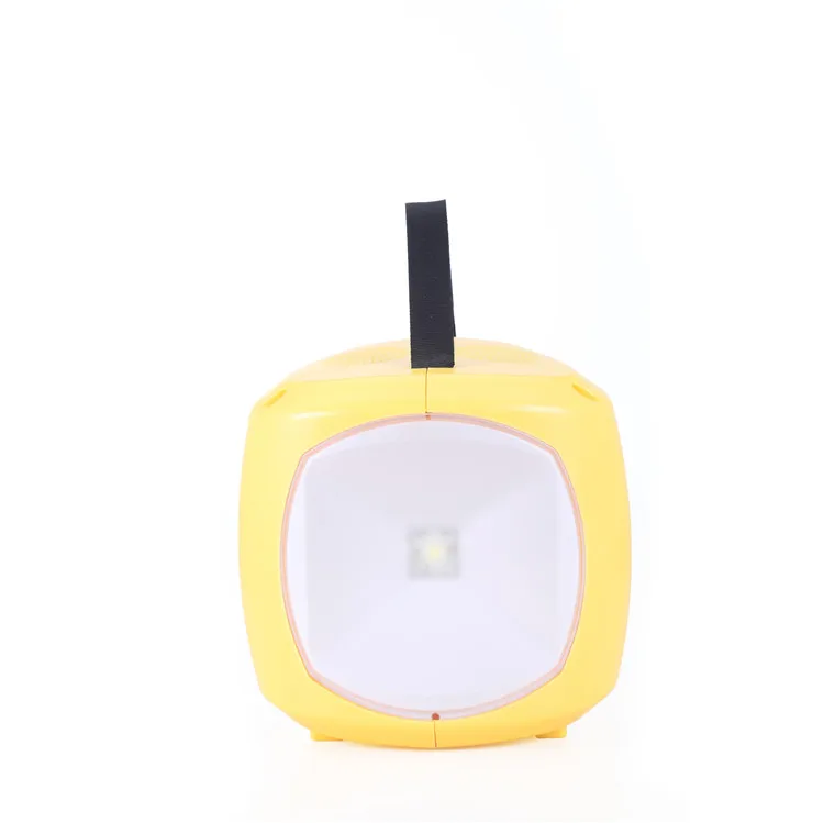 Bright  Solar LED Lantern  with 2W 5V Panel FM Radio and Torch Led Light Power Charging Station