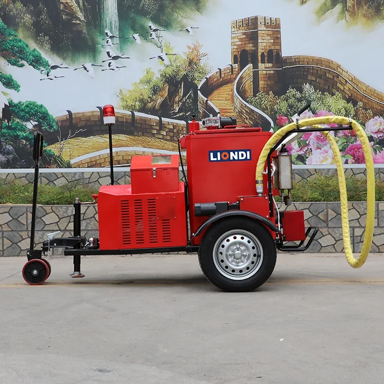 Road Repairing Hot Tar Crack Filler Machine Gas Power Road Pot Hole Crack Sealing Machine