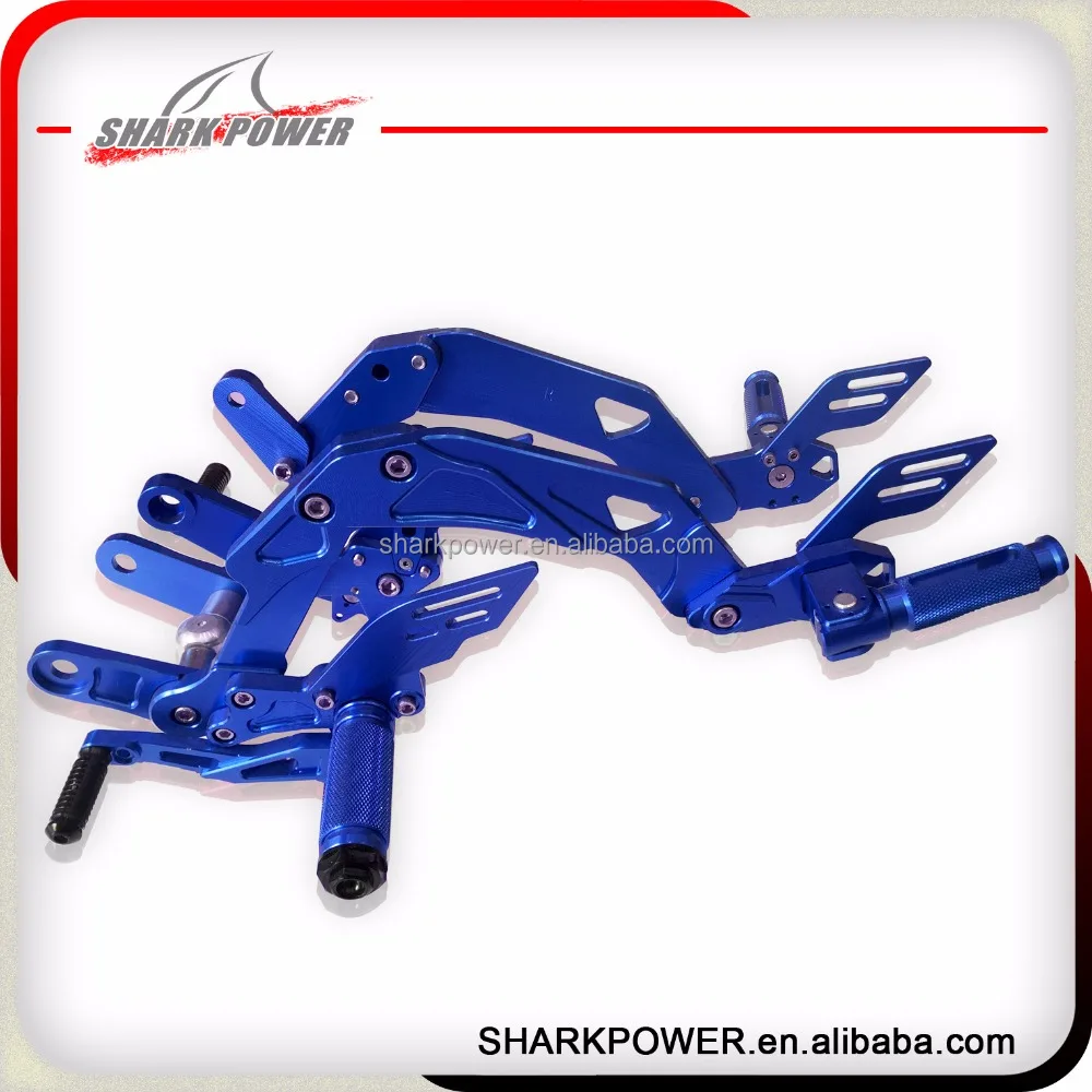 Foot Control Kits Motorcycle CNC Billet Aluminum Adjustable Rear Foot Control Kits for Yamaha lc135