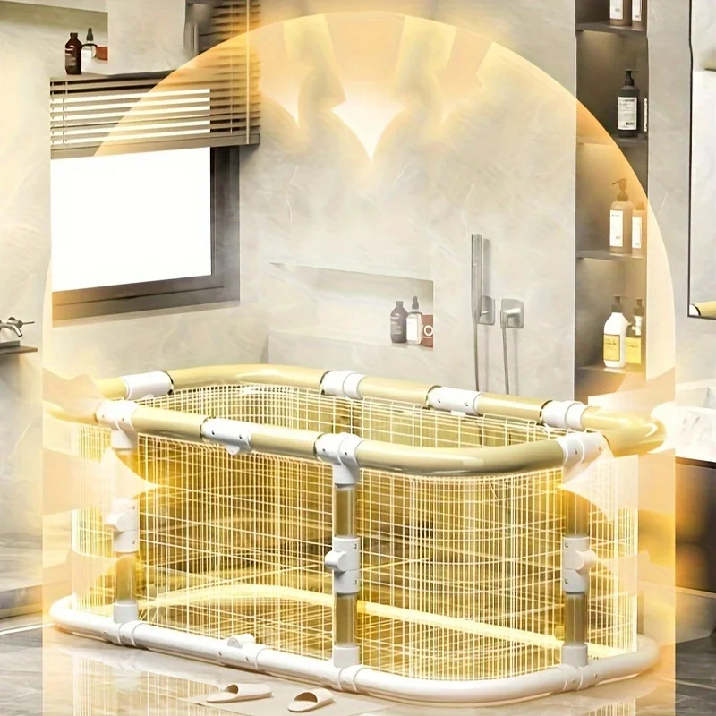 Foldable Large Adult Bath Tub Full Body Bath Tub Thermostatic Tub