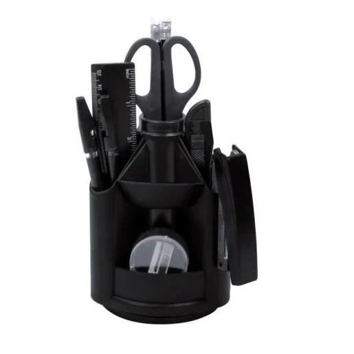 Office Stationary Set Desktop Rotating Fashion Desk Organizer