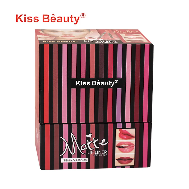 
wholesale long last matte lip liner pencil set waterproof makeup 