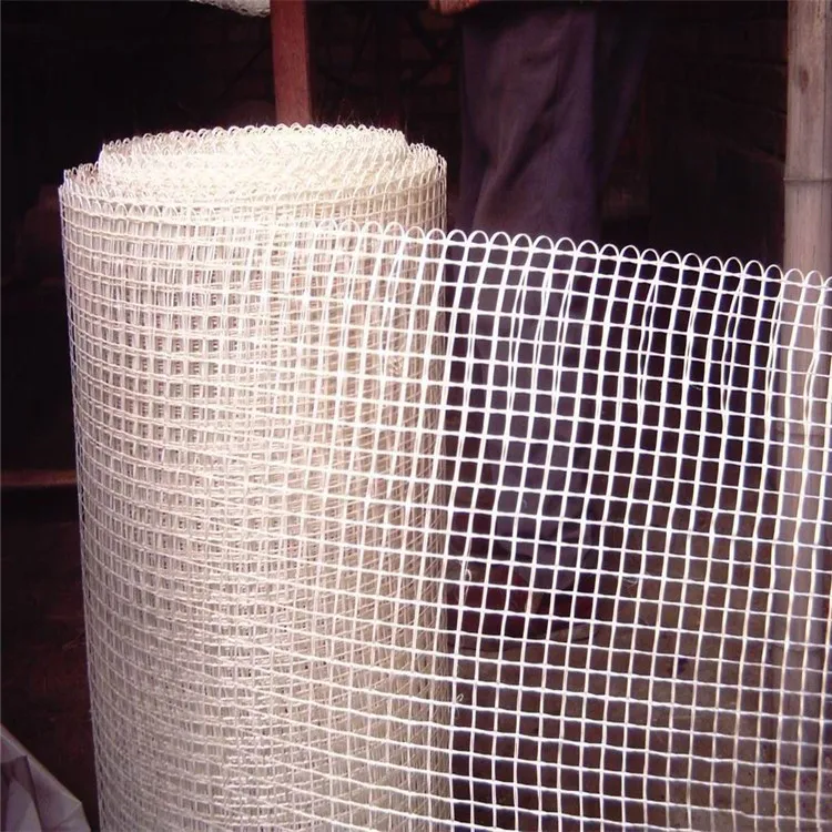 Epoxy resin impregnated alkali resistant mesh and glass fiber cloth