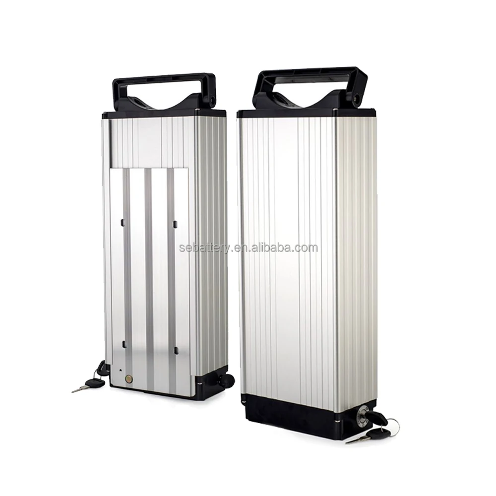 SUN EASE Sebattery Hot Sale li ion Electric Bike Battery  aluminium case  48 Volt 20Ah 18650 cells Rear Rack 48v ebike battery