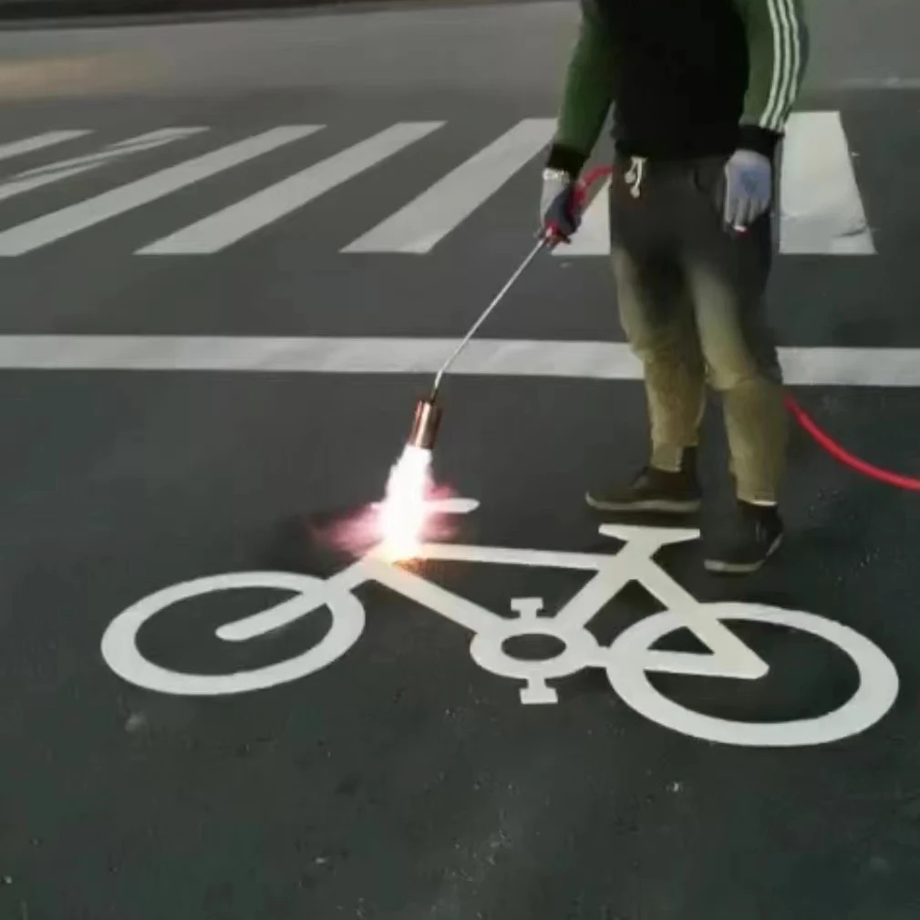 Экологически чистые Премиум-качественные Предварительно сформированные термопластичные ленты для дорожной маркировки