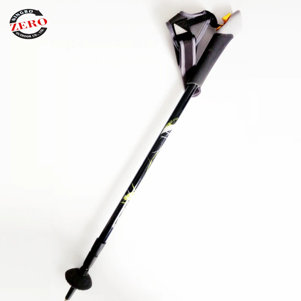 Custom 3-section Outdoor Ultralight telescopic folding Aviation Aluminum 7075 tracking walking hiking Sticks Trekking Poles