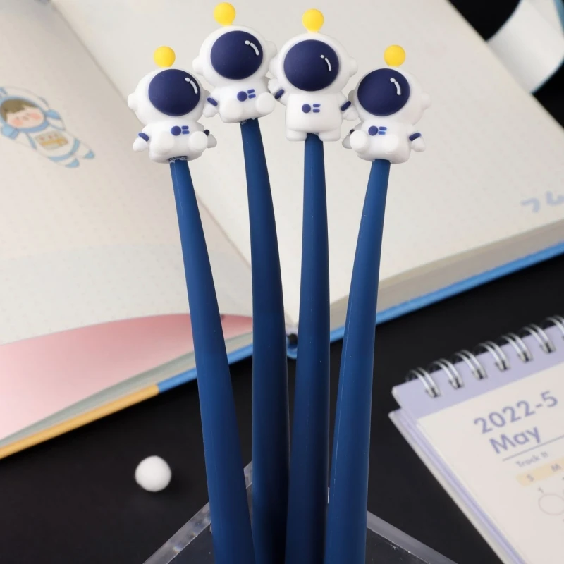 Cute Space Travel Astronaut ShakingGreen PVC Gel Pens Neutral pen Rollerball pen 0.5mm